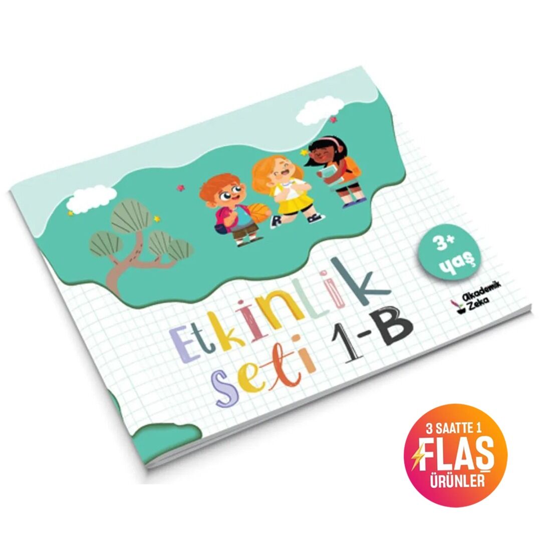 3 Yaş Etkinlik Kitabı 1-B