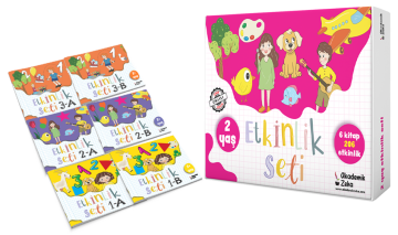 2 Yaş Etkinlik Seti (6 KİTAP 206 ETKİNLİK)