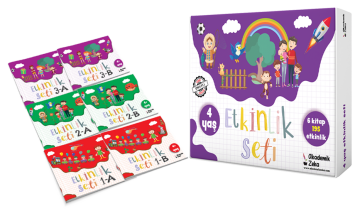 4 Yaş Etkinlik Seti (6 KİTAP 195 ETKİNLİK)