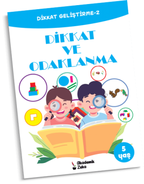5 Yaş Dikkat Geliştirme Seti (5 KİTAP VE ÇÖZÜM PİYON SETİ)
