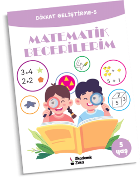 5 Yaş Dikkat Geliştirme Seti (5 KİTAP VE ÇÖZÜM PİYON SETİ)