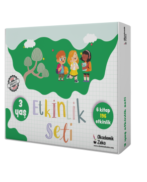 3 ve 4 Yaş Etkinlik Seti + 12-36 ve Dikkat&Odak Geliştirme Zeka Kartları