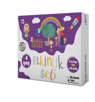 3 ve 4 Yaş Etkinlik Seti + 12-36 ve Dikkat&Odak Geliştirme Zeka Kartları