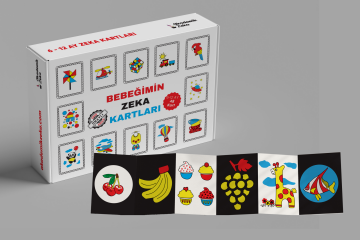 0-6, 6-12 ve Meyveler Zeka Kartları Set