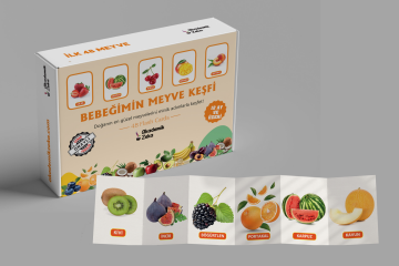 0-6, 6-12 ve Meyveler Zeka Kartları Set