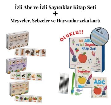 0-6 yaş Çocuklar için Etkinlik Setleri + Zeka Kartları Tüm Set