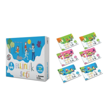0-6 yaş Çocuklar için Etkinlik Setleri + Zeka Kartları Tüm Set