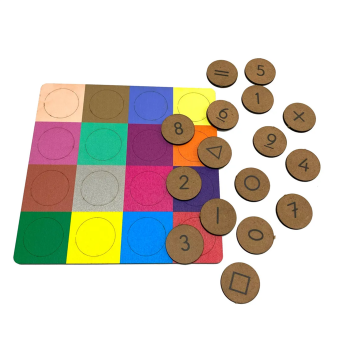 Renk ve Sayı Öğrenme Piyon Seti