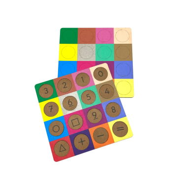 Renk ve Sayı Öğrenme Piyon Seti