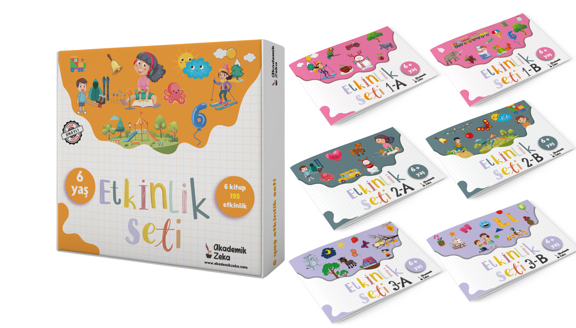 6 Yaş Etkinlik Seti (6 KİTAP 195 ETKİNLİK)