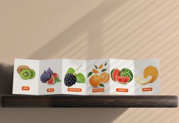 6 Yaş Etkinlik Seti ve Hayvanlar, Meyveler, Sebzeler zeka kartı