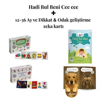 Hadi Bul Beni Cee eee Türkçe & İngilizce Sesli Yönerge - 12-36 Ay ve Dikkat &Odak Geliştirme Seti