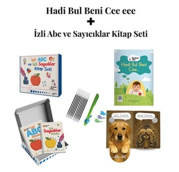 Hadi Bul Beni Cee eee Türkçe & İngilizce Sesli Yönerge - İzli Abc ve Sayıcıklar Oluklu Seti