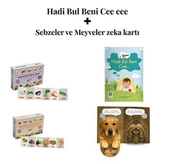 Hadi Bul Beni Cee eee Türkçe & İngilizce Sesli Yönerge -Bebeğimin Sebze ve Meyve Keşfi zeka kartlrı