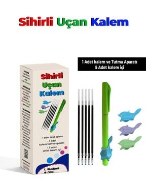 Sihirli uçan kalem ( 5 adet kalem içi - 1 adet kalem ve tutma aparatı)